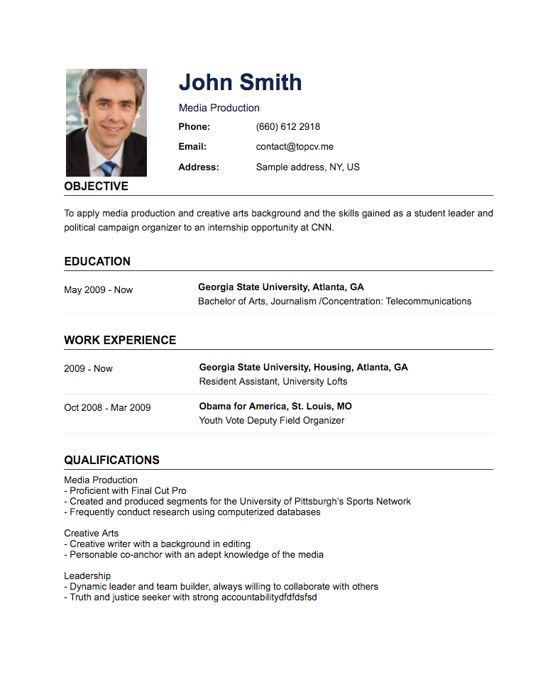 Professional CV/Resume Builder Online with many templates ...