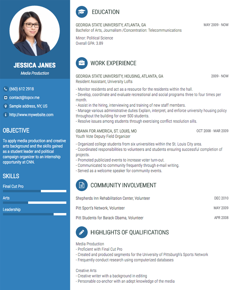 build my resume online