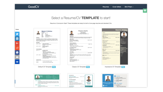 topcv beautiful resume templates